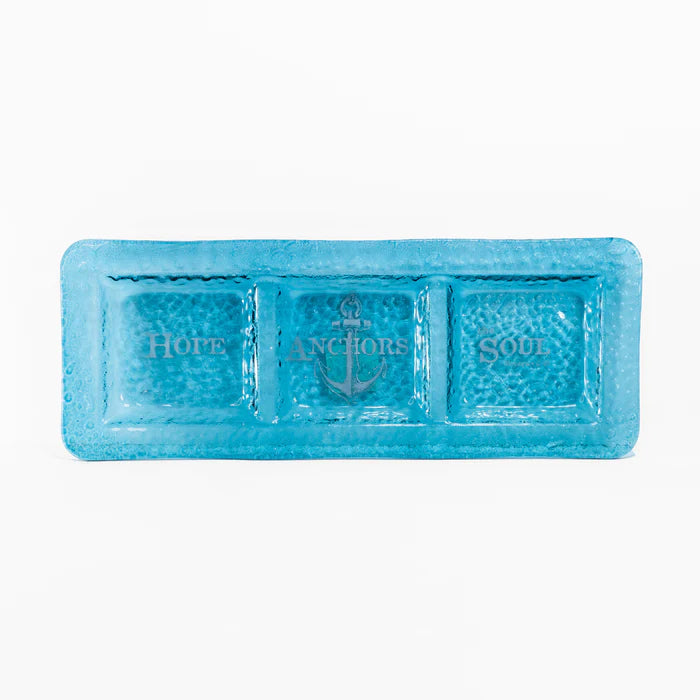 DIVINITY BOUTIQUE NAUTICAL 3 SECTION PLATTER SKU: 22997