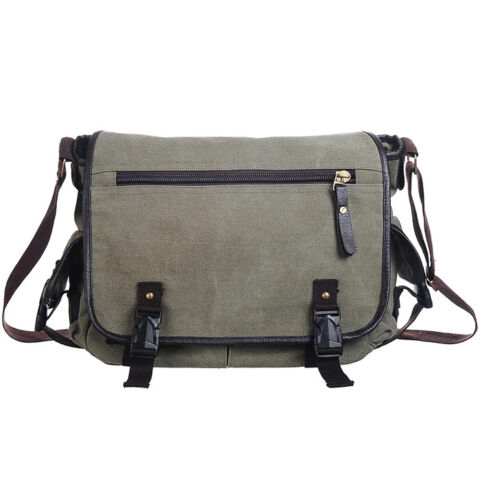Mad Man Canvas Messenger Bag
