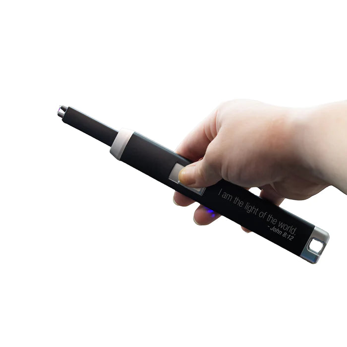 DIVINITY BOUTIQUE MAN OF GOD: BLACK USB ARC LIGHTER SKU: 28515