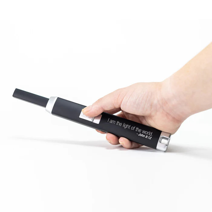 DIVINITY BOUTIQUE MAN OF GOD: BLACK USB ARC LIGHTER SKU: 28515