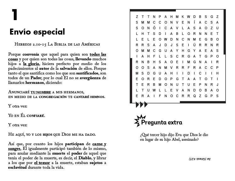 Divertidas sopas de letras bíblicas : Docenas de desafiante