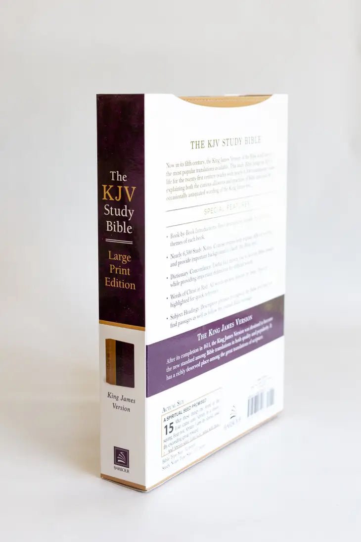 The KJV Study Bible - Large Print