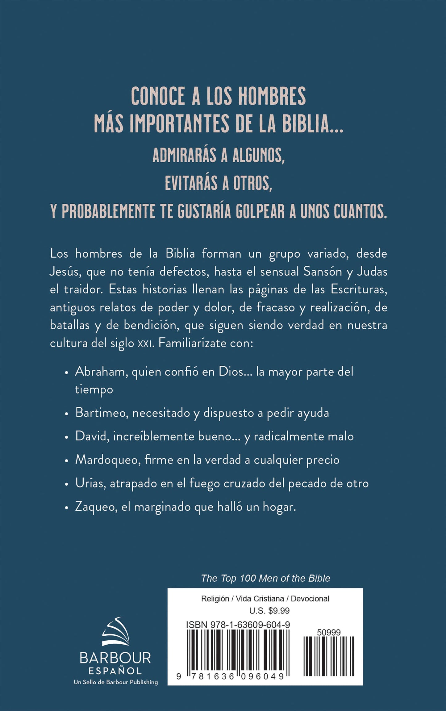 Los 100 hombres principales de la Biblia