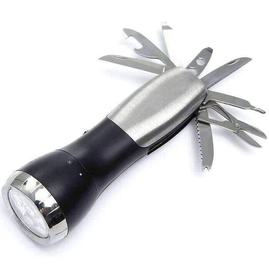 MAD MAN- 10 FUNCTION FLASHLIGHT SURVIVAL TOOL SKU: 2794