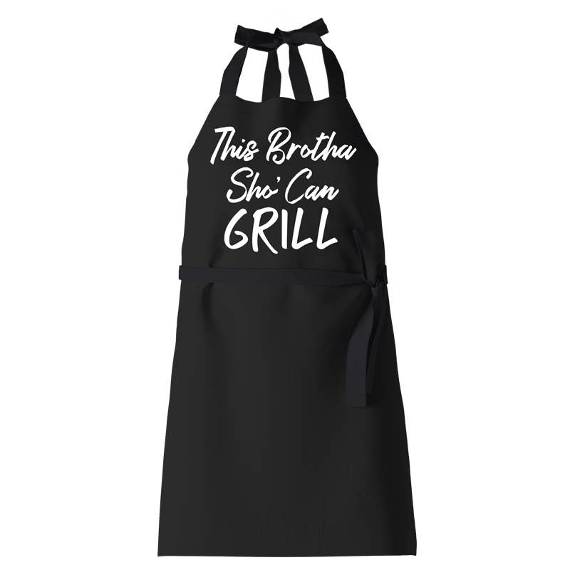 This Brotha Sho' Can Grill Apron